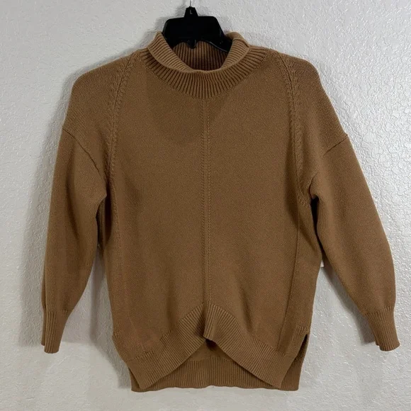 MAEVE by Anthropologie ,Size S ,Cozy Tan Turtleneck Sweater - Picture 3 of 17